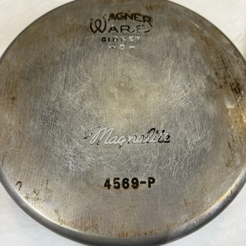 Vintage Wagner Ware Sidney -O- Magnalite 4569-P Deep Fryer Skillet Lid 10.5